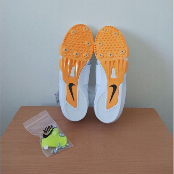 Nike Pole Vault Elite Spikes Mens White Track & Field Shoes AA1204-101 Size 12 main image 2